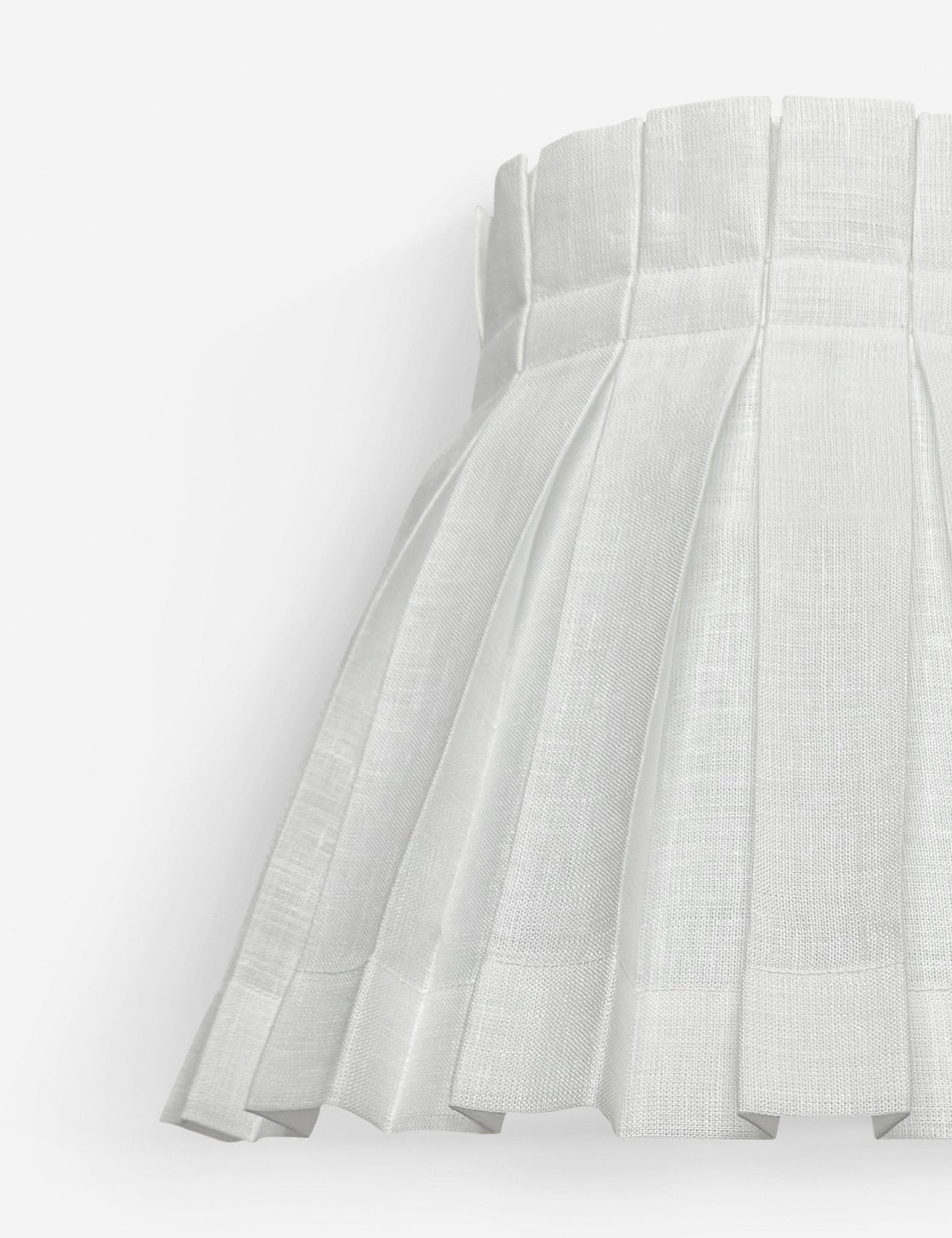 Solid Classic Box Pleat Lampshade by Cielle Home
